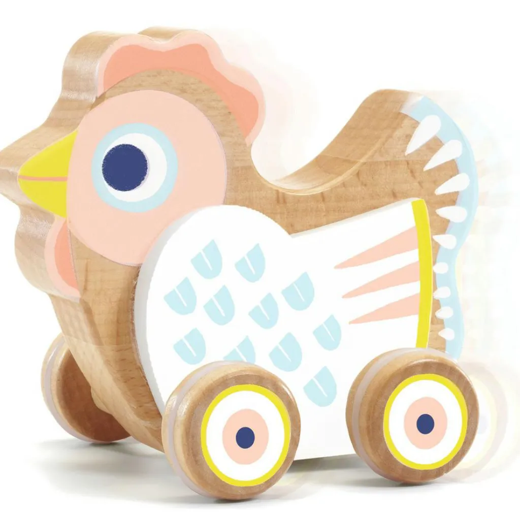 Djeco Jouet à rouler Baby Blanc Sing