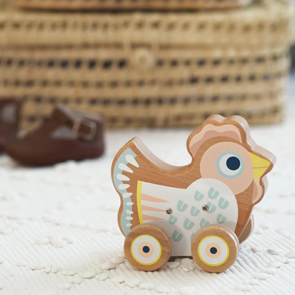 Djeco Jouet à rouler Baby Blanc Sing