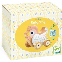 Djeco Jouet à rouler Baby Blanc Sing