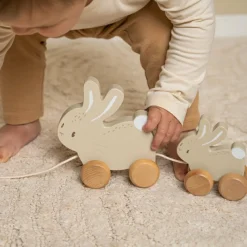 New Jouet à tirer Lapin Baby bunny Jouet À Tirer / Pousser