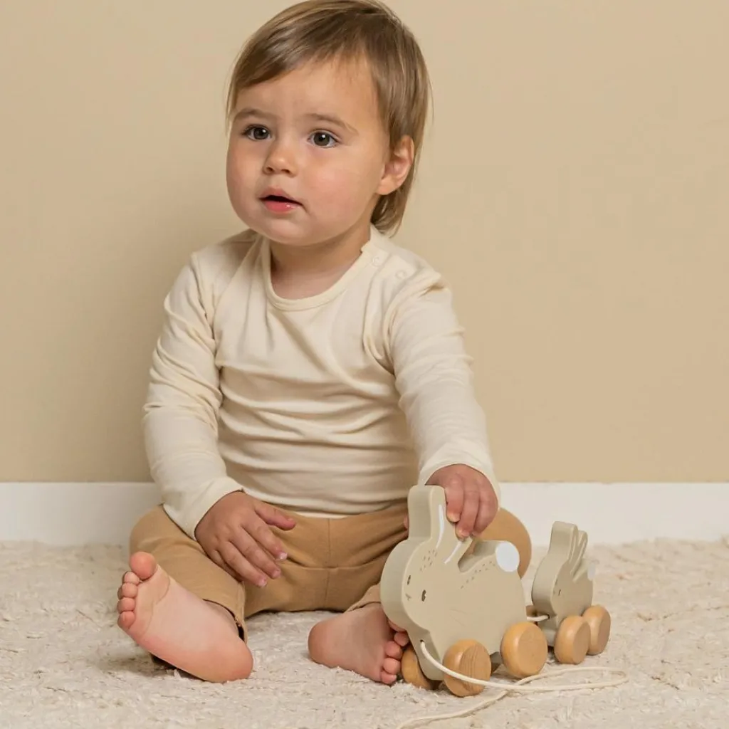 New Jouet à tirer Lapin Baby bunny Jouet À Tirer / Pousser