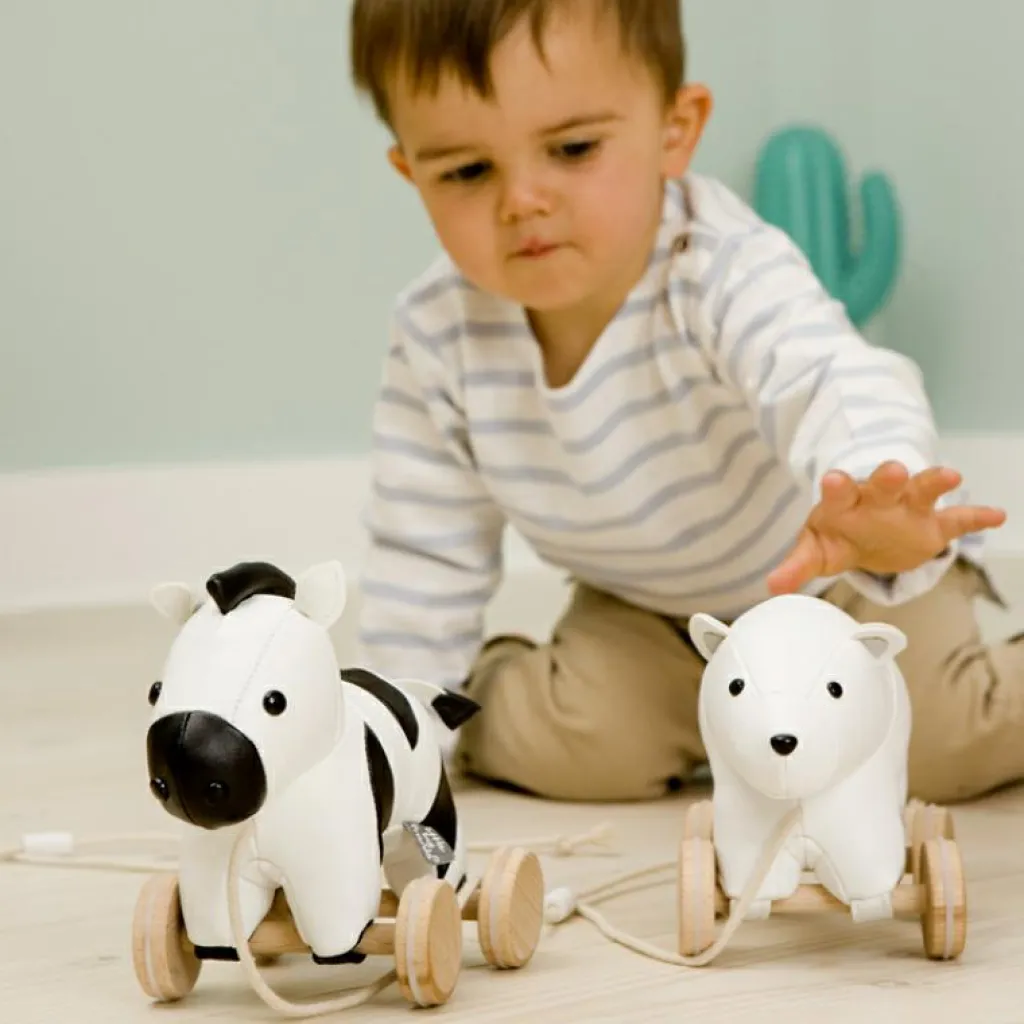 Little Big Friends Jouet à tirer Robert le Zèbre