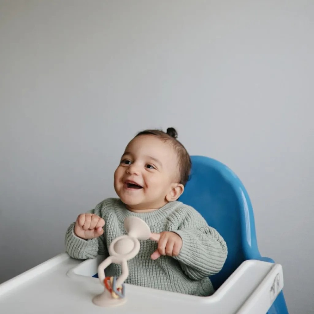 Mushie Jouet à ventouse HexaPop Shifting Sand