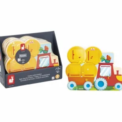 Janod Jouet Cache-cache Tracteur Ferme