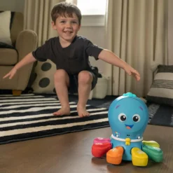 Baby Einstein Jouet d'activités 4 en 1 Opus le Poulpe Musical et Lumineux