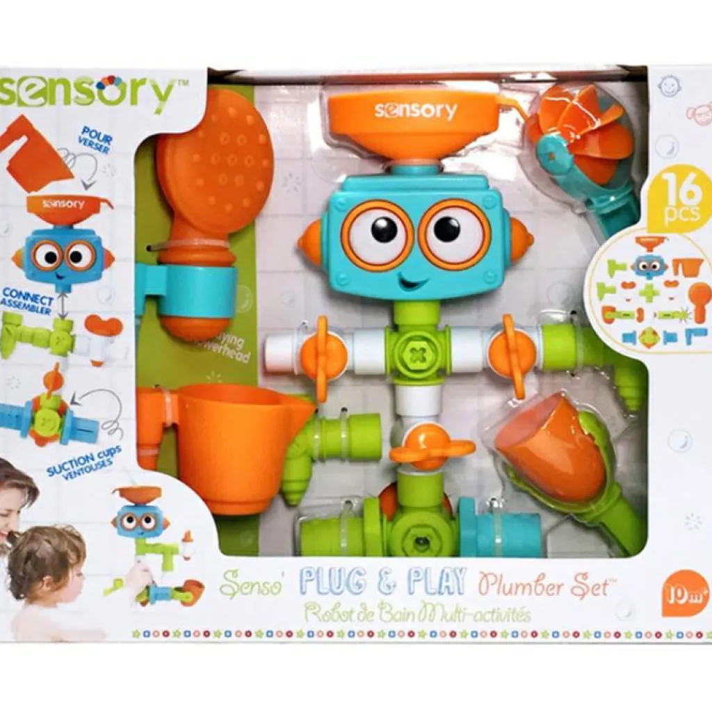 Online Jouet de bain à ventouse robot Sensory Jouet De Bain