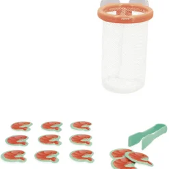 Janod Jouet de bain attrape crevettes à ventouse