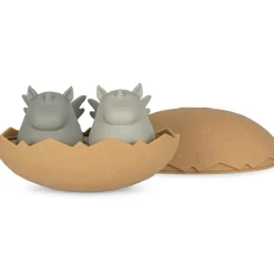Konges Slojd Jouet de bain en silicone oeuf de dino