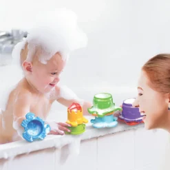 Infantino Jouet de bain gobelets gigogne (8 pièces)