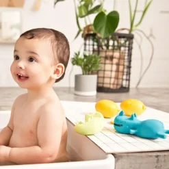 Lilliputiens Jouet de bain Marius le rhinocéros flotteur