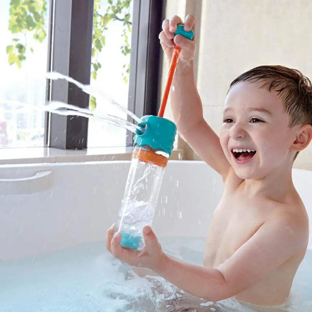 Hape Jouet de bain pompe à eau 4 jets