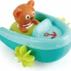 Hape Jouet de bain Teddy et son bateau