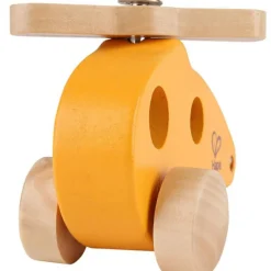 Sale Jouet en bois hélicoptère jaune Jouet À Tirer / Pousser