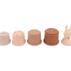 Trixie Jouets de bain gobelets empilables Mrs. Rabbit (5 pièces)