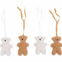 Childhome Jouets pour arche d'activités Teddy beige et écru (4 pièces)