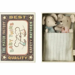 Outlet Jumeaux bébés souris dans leur boîte assortie Figurines De Jeu