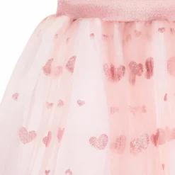 Enfant Ratatam Jupon long Cœurs paillettes Rose (4-8 ans)