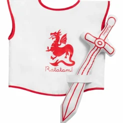 Outlet Kit chevalier Blanc et Rouge (3-8 ans) Enfant Déguisement Enfant
