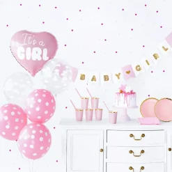 Party Deco Kit décoration Baby Shower ''It's a girl'' (49 pièces)