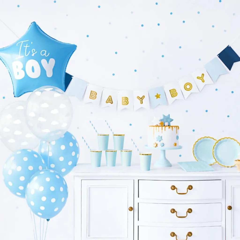 Clearance Kit décoration Baby Shower ''It's a boy'' (49 pièces) Baby Shower / Gender Reveal