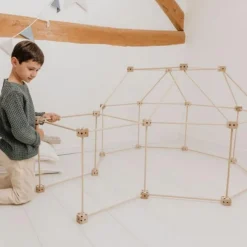 Sale Kit de construction cabane d'intérieur 1001 Cabanes - Pack Ecureuil 72 pièces Cabane Intérieur