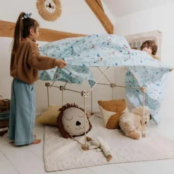 Sarbakane Kit de construction cabane d'intérieur 1001 Cabanes - Pack Libellule 43 pièces