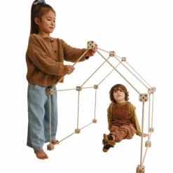 Sarbakane Kit de construction cabane d'intérieur 1001 Cabanes - Pack Libellule 43 pièces