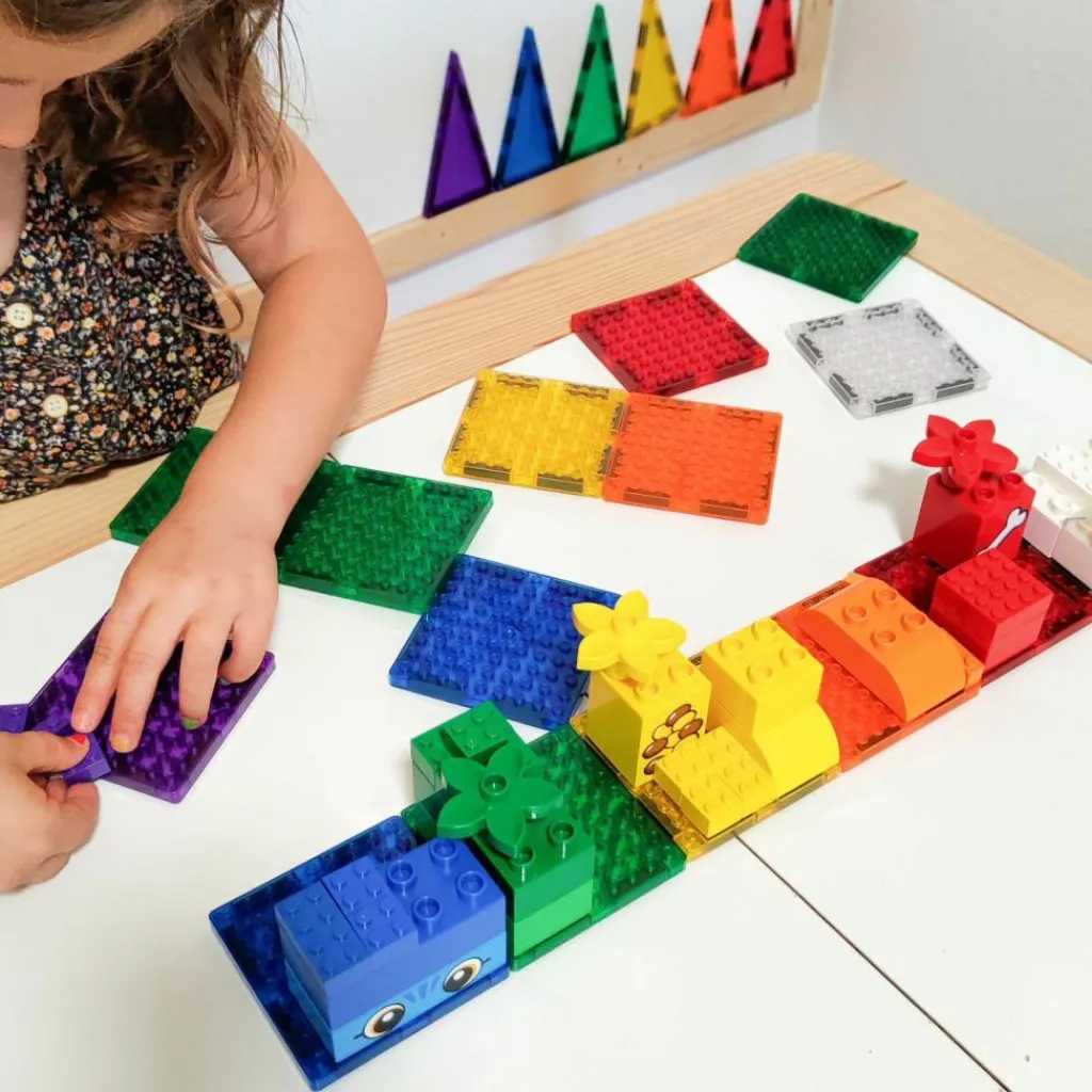 New Kit de construction magnétiques de briques intense (16 pièces) Jeu De Construction