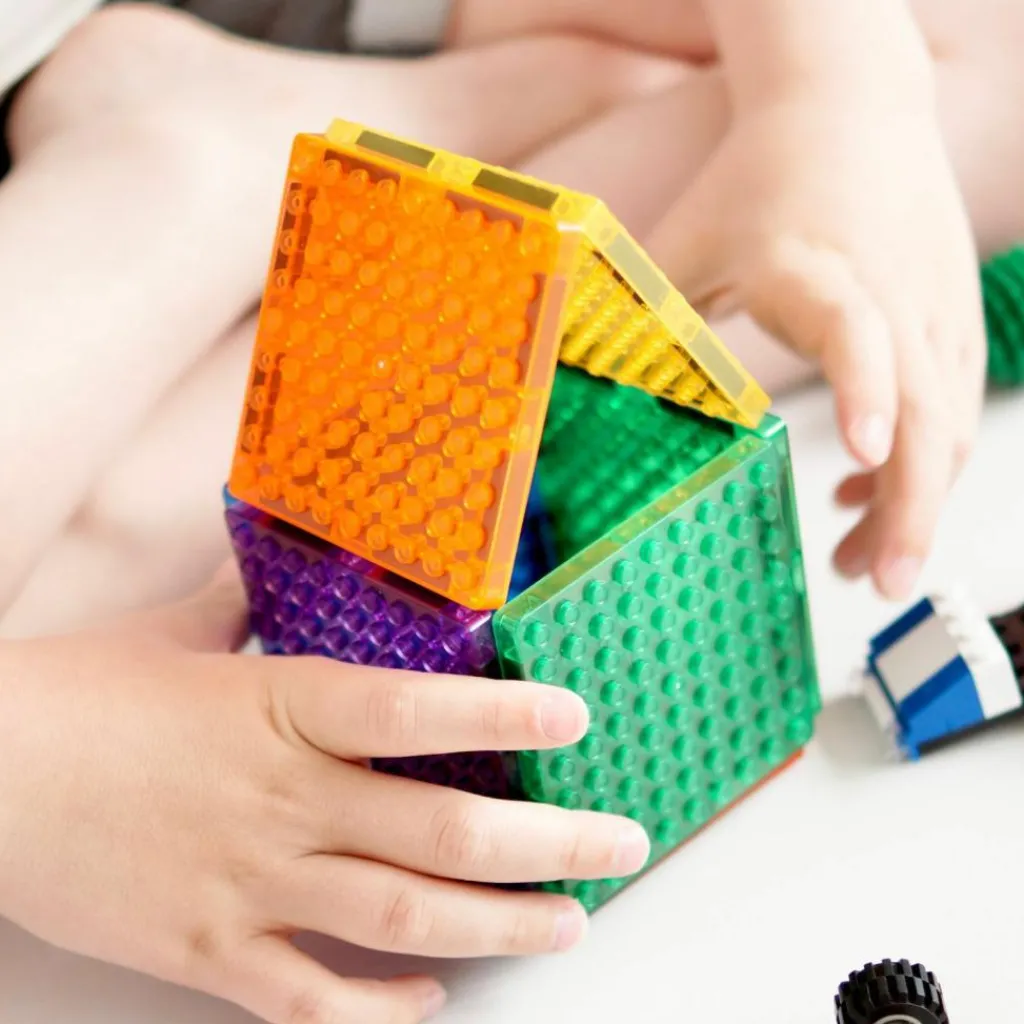 New Kit de construction magnétiques de briques intense (16 pièces) Jeu De Construction