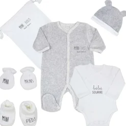 Kit de naissance Mini nous 6 pièces (1 mois) Layette Bébé