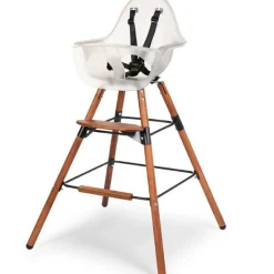 Kit de pieds longs pour chaise haute Evolu extra + repose-pieds en bois naturel noir Accessoires Chaise Haute