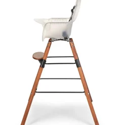 Kit de pieds longs pour chaise haute Evolu extra + repose-pieds en bois naturel noir Accessoires Chaise Haute