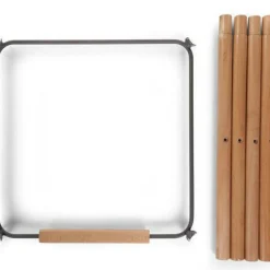 Childhome Kit de pieds longs pour chaise haute Evolu + repose-pieds en bois naturel gris