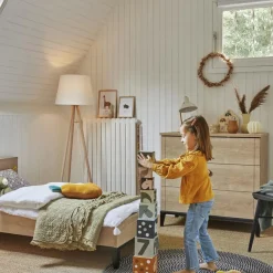 Hot Kit de transformation 2 pans 140 cm en chêne blond noir Marcel Accessoires Lit Bébé