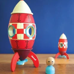 Janod Kit magnets fusée à construire