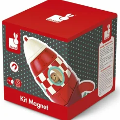 Janod Kit magnets fusée à construire
