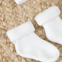 kit naissance bonnet chaussettes mouffles en coton bio Layette Bébé