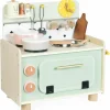 Enfant Janod Kitchenette en bois Mamie Soleil (9 pièces)