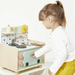 Enfant Janod Kitchenette en bois Mamie Soleil (9 pièces)