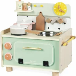 Enfant Janod Kitchenette en bois Mamie Soleil (9 pièces)