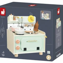 Enfant Janod Kitchenette en bois Mamie Soleil (9 pièces)