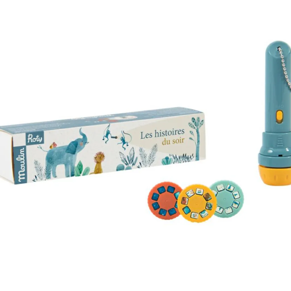 Moulin Roty Lampe à histoires Sous mon Baobab