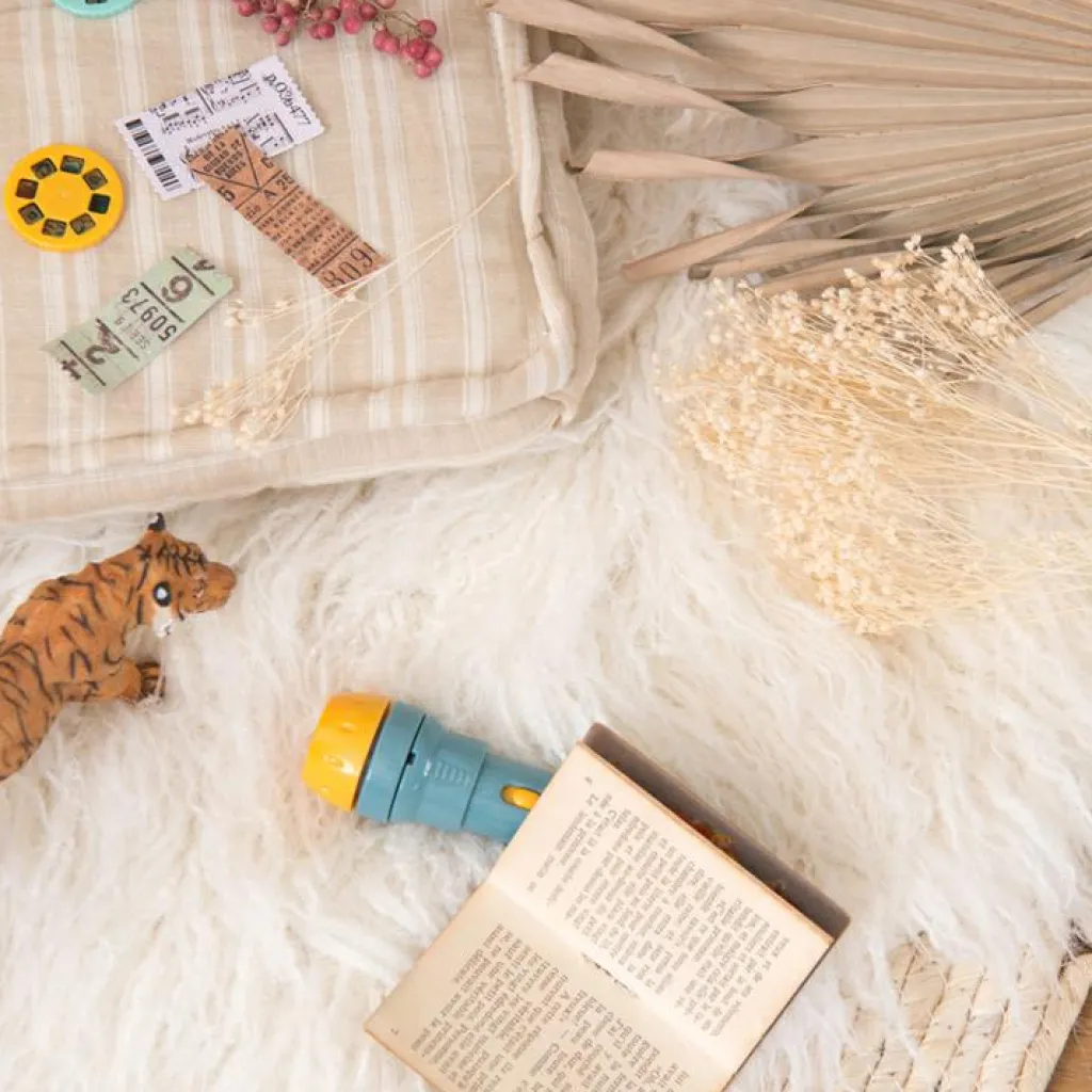 Moulin Roty Lampe à histoires Sous mon Baobab