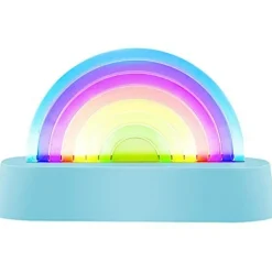 Lampe dansante Rainbow Bleu Veilleuse Décorative