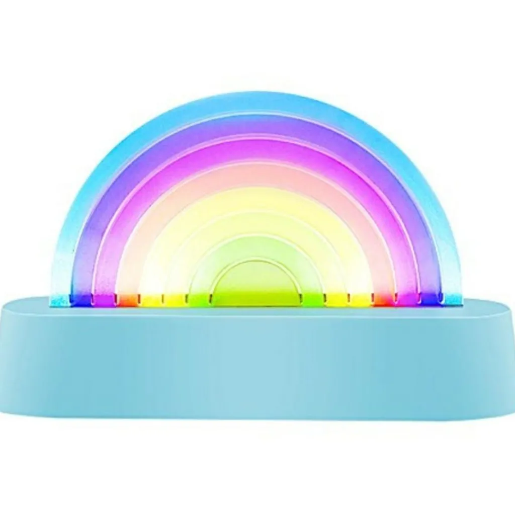 Lampe dansante Rainbow Bleu Veilleuse Décorative