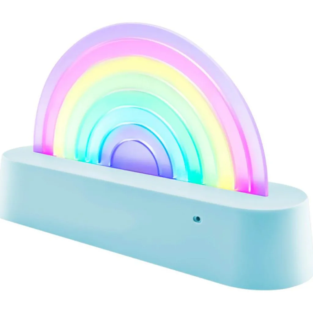 Lampe dansante Rainbow Bleu Veilleuse Décorative