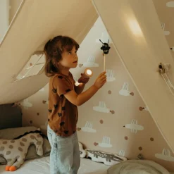 Outlet Lampe torche multifonctions FLASHLIGHT rose Veilleuse Nomade