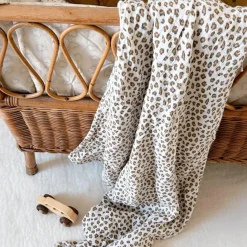 Hot Lange Bianca Mini Léopard Greige (70 x 70 cm) Lange