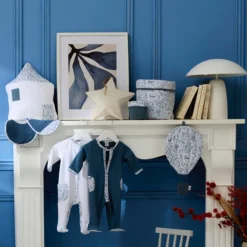 Online Lange en double gaze de coton gaufré Forêt enchantée (70 x 70 cm) Lange