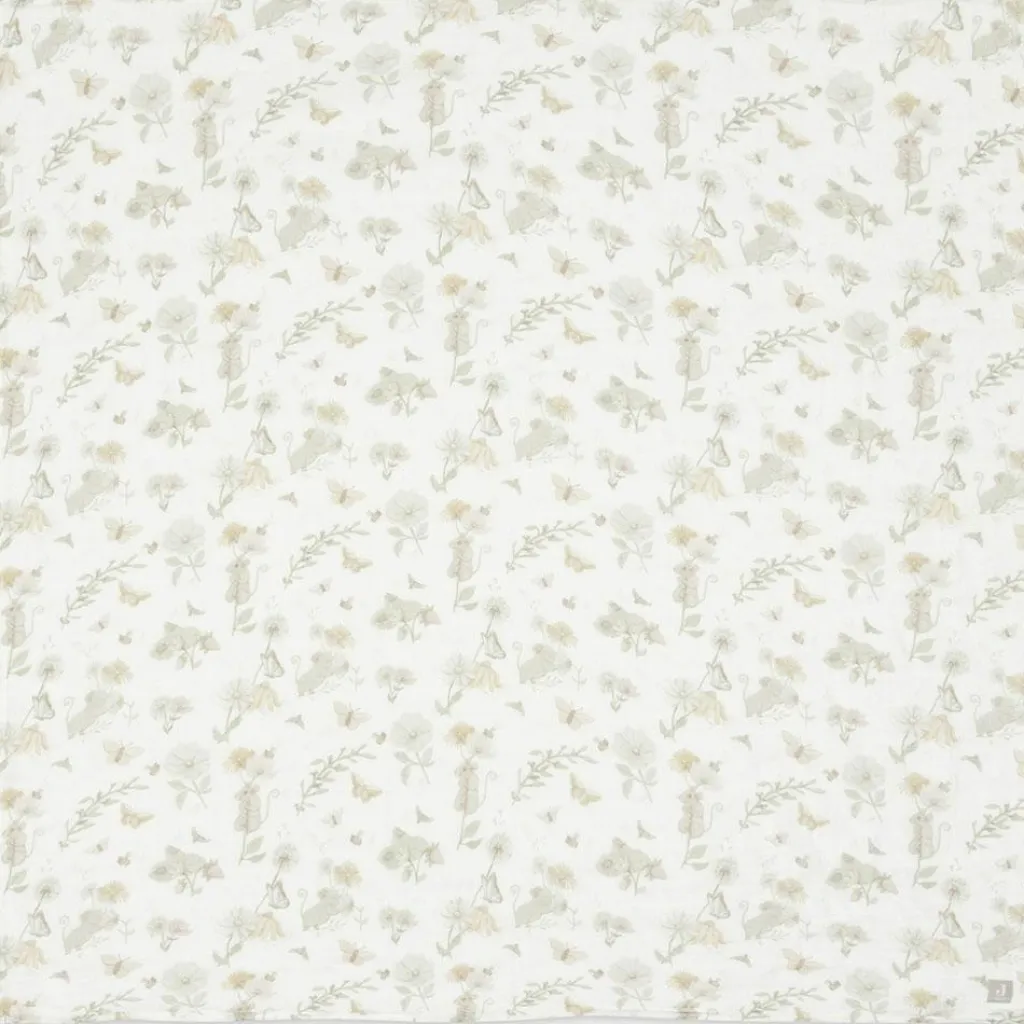 Jollein Lange en gaze de coton Dreamy Mouse (110 x 110 cm)
